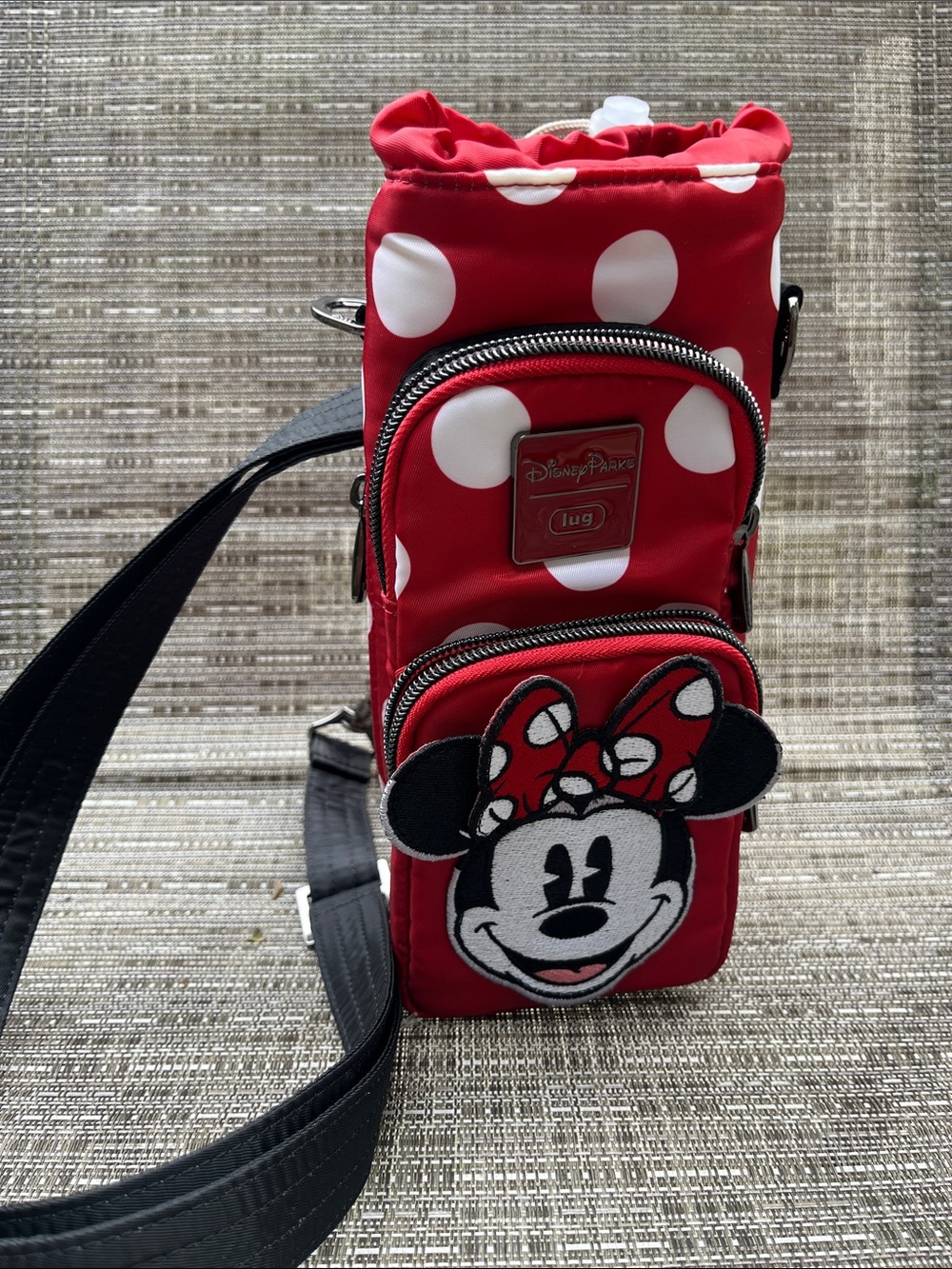 Disney Red and White Minnie Mouse Crossbody Bag